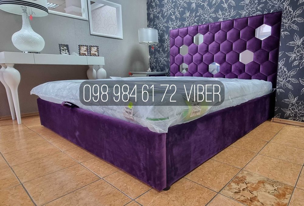 АКЦИЯ! Мягкая кровать В СПАЛЬНЮ 180х200 с матрасом и без. МЕБЕЛЬ