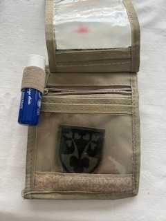 Bolsa com velcro para Uniforme ISAF