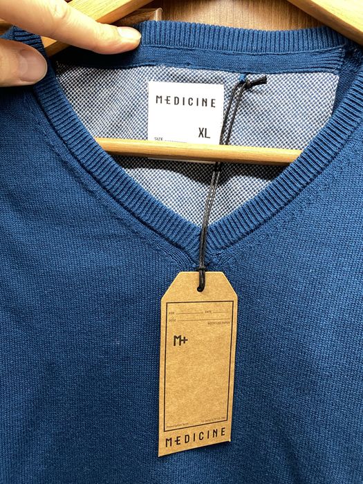 Sweter meski Medicine XL Nowy kolor morski
