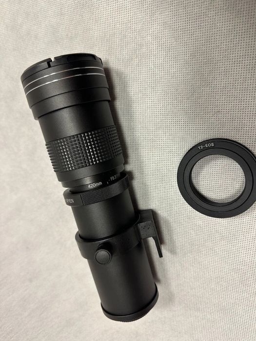 Obiektyw Lightdow 420–800mm f/8.3–16 + adapter T2–EOS
