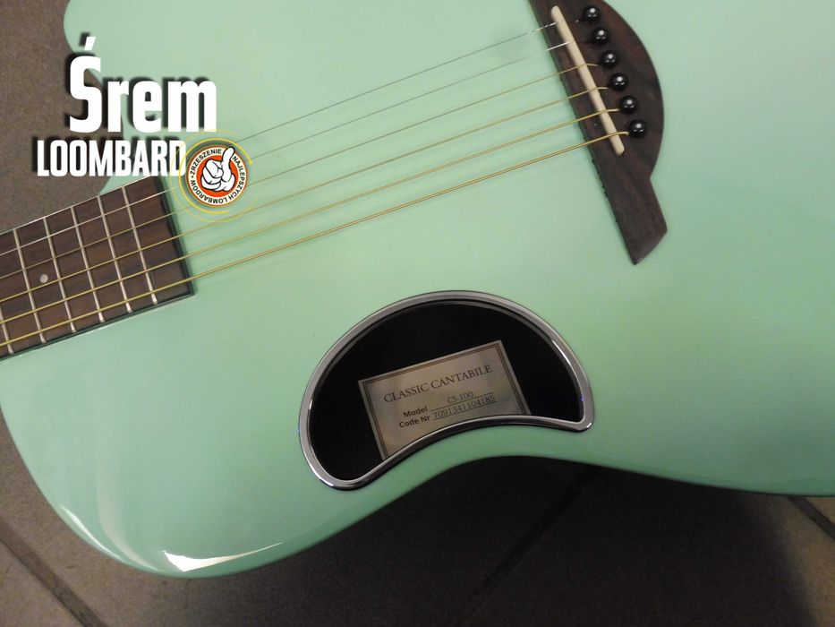 Gitara Akustyczna Classic Cantbile CS-100, Komplet, Bdb Stan!