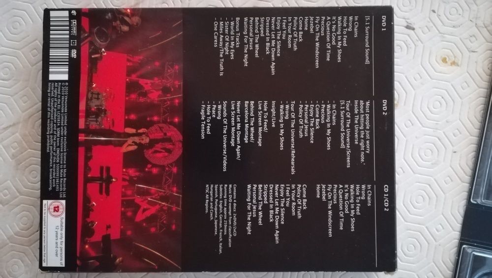 Colectânea Depeche Mode 2 dvds e 2 cds