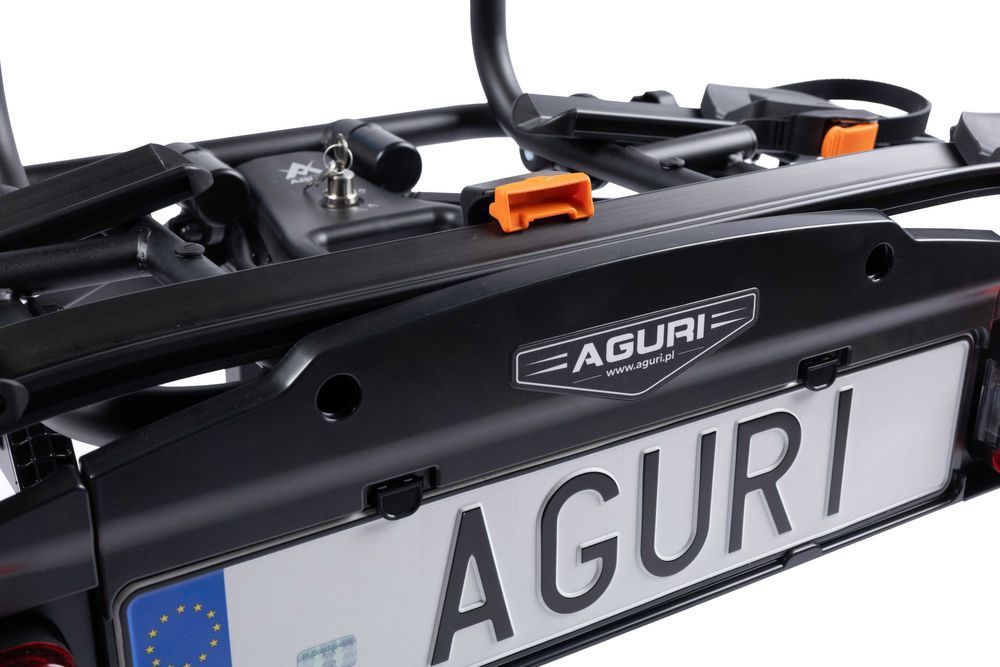 Bagażnik Platforma rowerowa hak Aguri ACTIVE BIKE PRO 2 Rowery Black