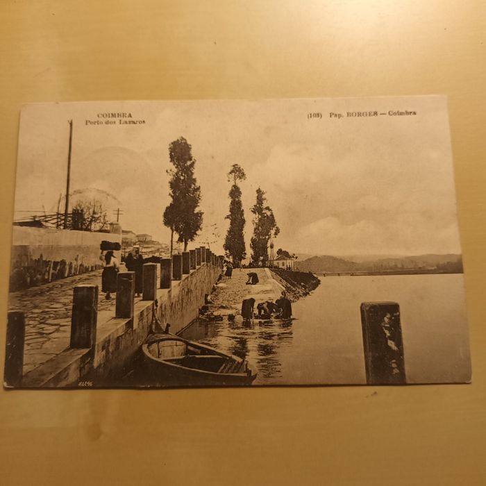 Postal antigo de Coimbra