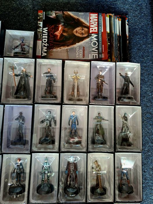 Figurki kolekcjonerskie   Deagostini marvel comics 58 sztuk