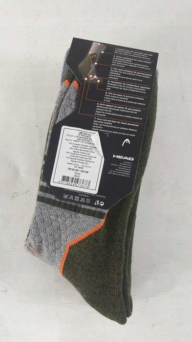 Skarpetki Head Hiking Crew r. 39-42 6 opakowania po 2