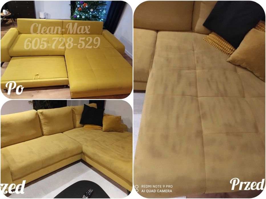 Pranie tapicerki meblowej i samochodowej z dojazdem do klienta