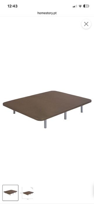 Sommier 195x140 cm + Colchão