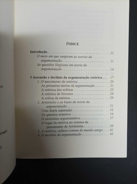 História da Teoria da Argumentação