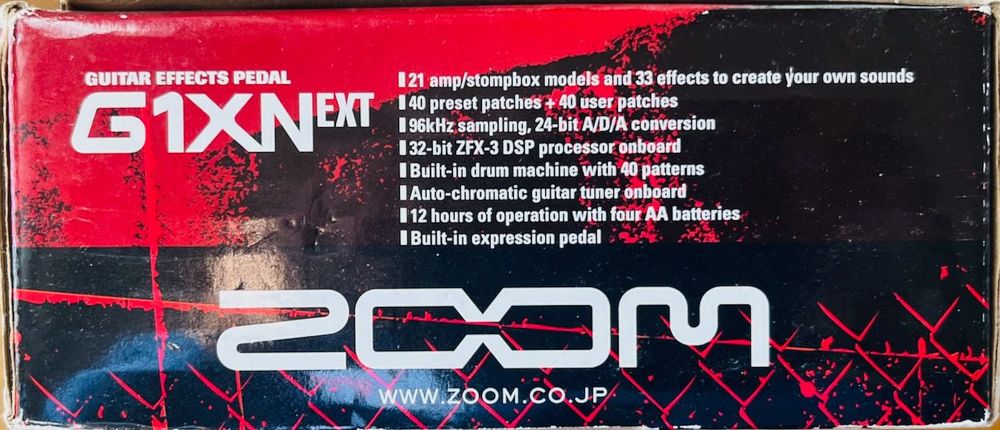 Multiprocesor gitarowy zoom g1xnext