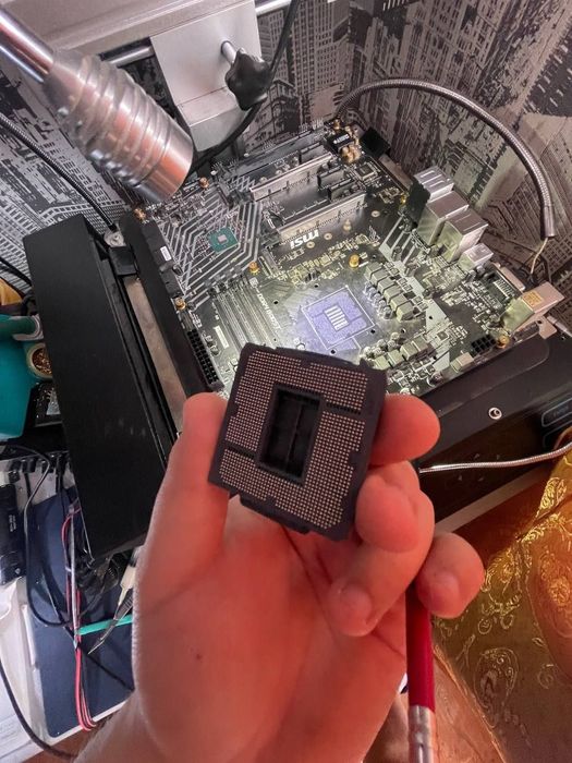 Профессиональная перепайка сокетов материнских плат Intel или Amd