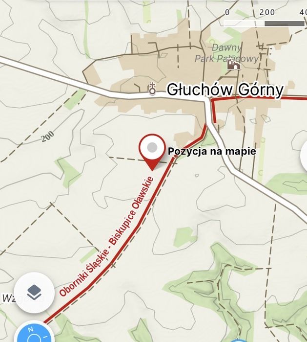 Działka rolna Głuchów Górny 3320 m² koło Trzebnicy - Widok 3