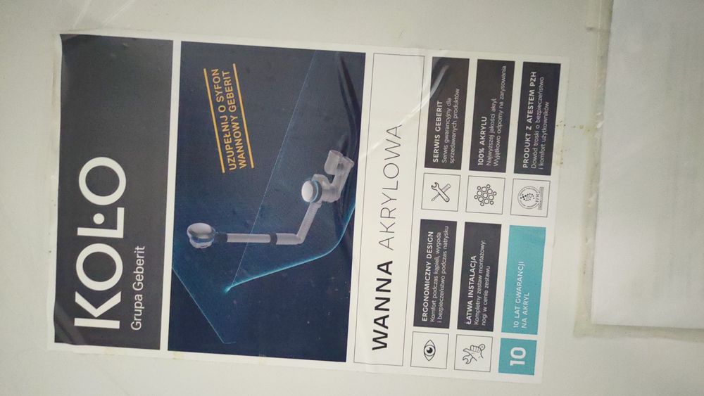 Ванна Kolo з ніжками 180/80