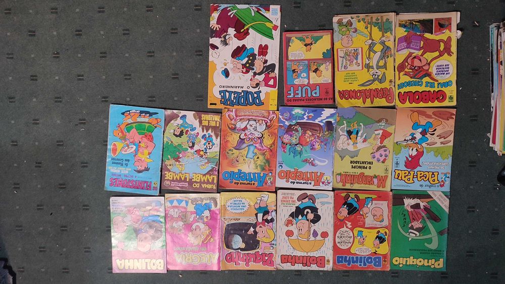 Lote 64 revistas de BD antigas diversas