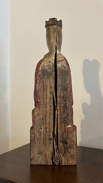 Estatueta / Escultura Policromada  Sedes Sapientiae - Arte Sacra