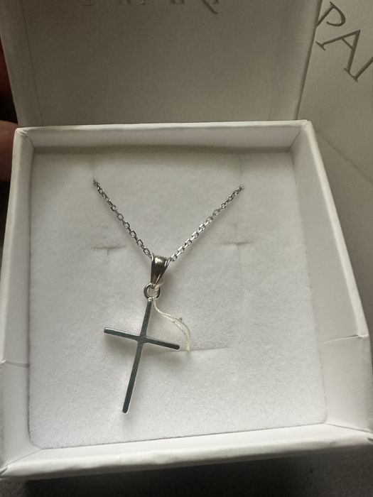 Komplet zestaw na Komunie Apart srebro 925