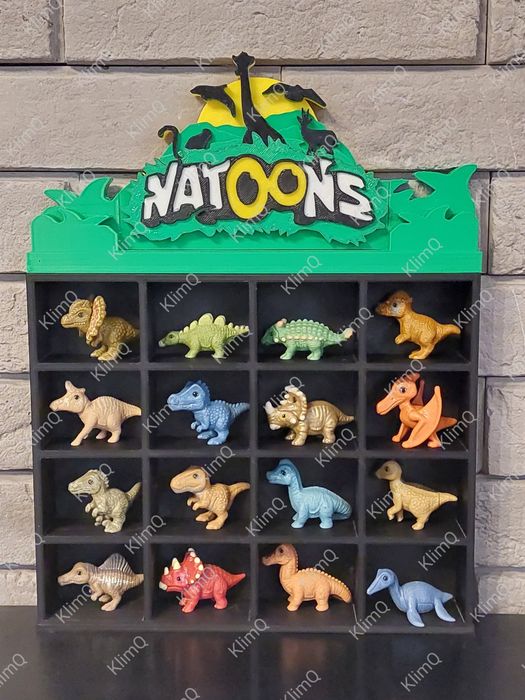 NOWOŚĆ!! * Półeczka stojak na figurki Kinder Natoons