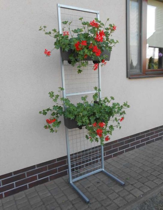 Kwietnik metalowy stojak wys. 196