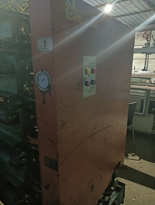 Prensa de 5 pratos pneumática c/ normativas da CE