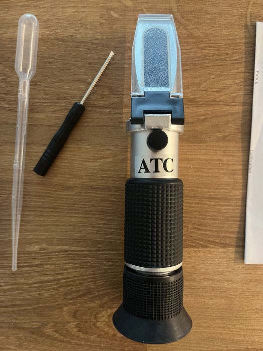NOWY Refraktometr do Miodu ATC | Miernik Wilgotności | Kompletny Zestaw