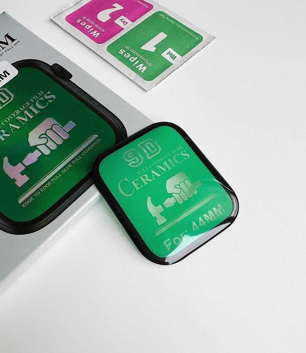 Защитное Керамика стекло прозрачная матовая  Apple Watch 38/40/42/44