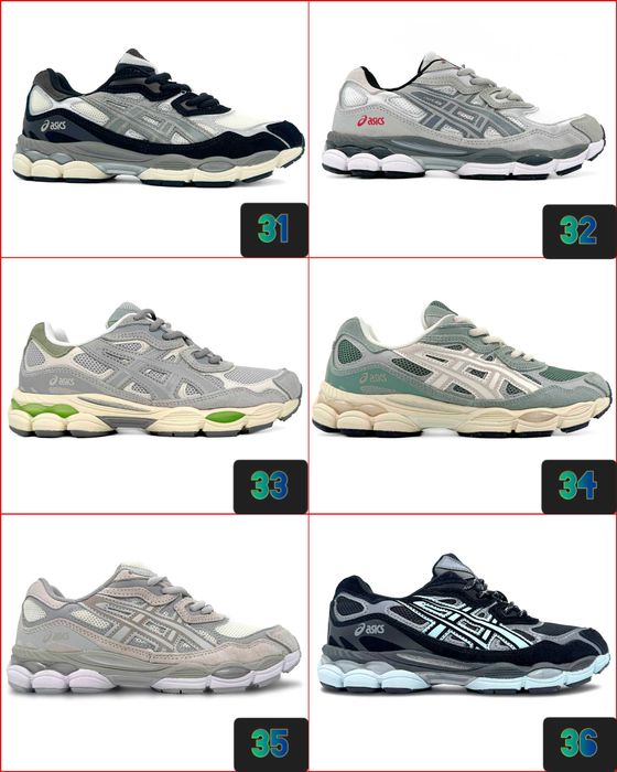 ‼️Відправляємо БЕЗ передплати Кросівки Asics Gel-NYC усіх кольорів | Унісекс | Розміри 36 - 45 | Асікс Гель НУС‼️