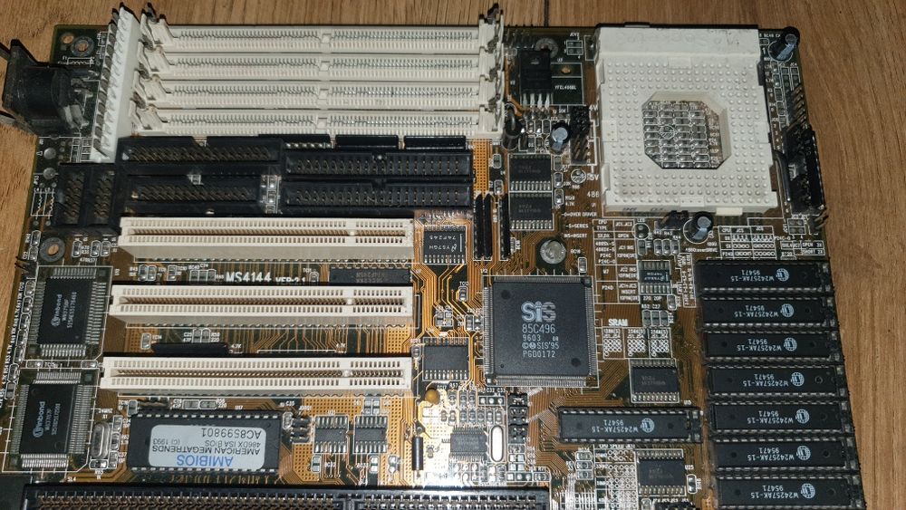Płyta MSI MS4144 Soket 3 Retro Obsługa praktycznie wszy.cpu na Soket 3