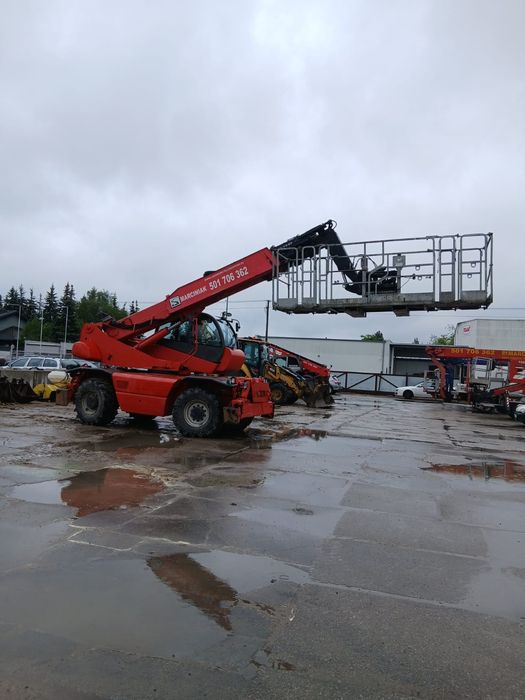 Manitou MRT 2150 ROTO | Perkins | Kosz + Widły + Wciągarka | UDT