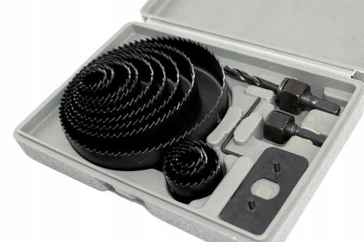 Zestaw otwornic do drewna 16 el. 19-127mm