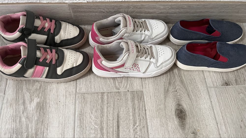Zestaw buty  34r dla dziewczynki kappa   adidasy
