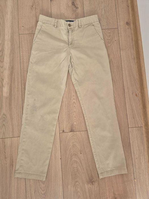 Spodnie proste beżowe casual basic orginal Polo Ralph Lauren