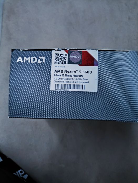 Ryzen 5 3600 Box nowe chłodzenie
