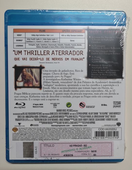 Blu-ray As Pragas - novo
