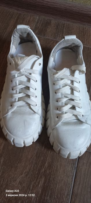 Шкіряніі туфлі на устілку 20-20,5см