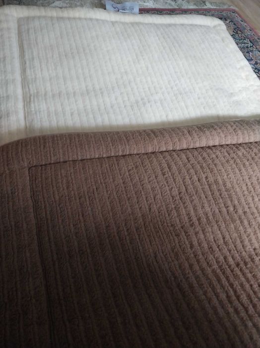 Gruby koc  z wełny Woolmark Mavito, dwustronny 100 cm x 200 cm