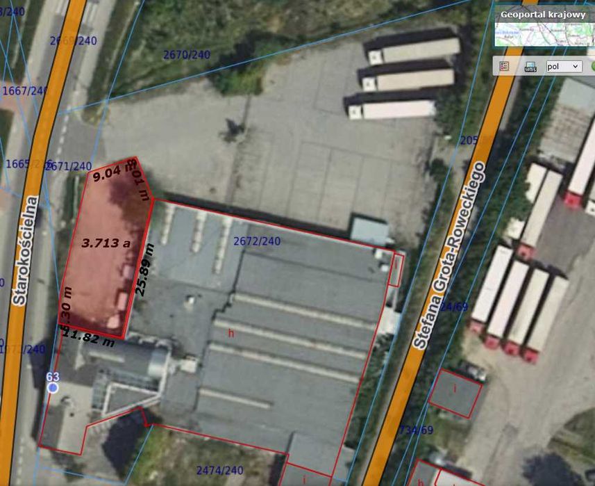 Wynajmę bezpośrednio wybrukowany plac/parking przy DK44. Idealny pod działalność – pohled 3