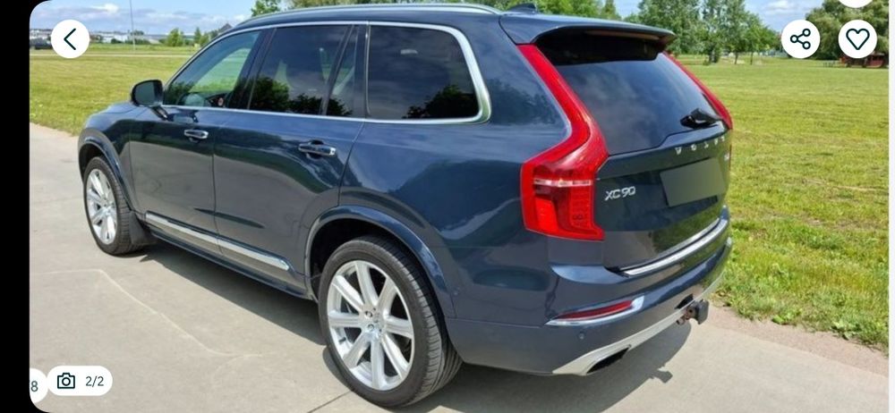 Volvo CX90, 2.0D, zarejestrowany, Spalony