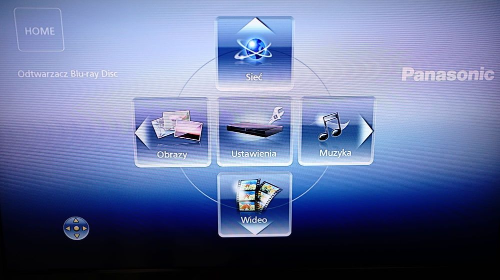 Multimedialny Blu-Ray Panasonic DMP-BDT111 USB HDMI Mp3 mkv avi DivX