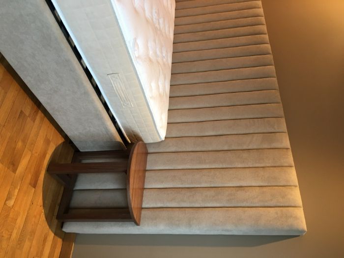 Cama de casal estofada + Estrado + Colchão Fabricantes