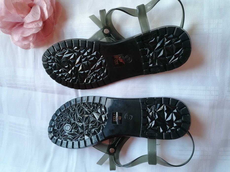 Vices nowe sandały damskie z tworzywa gumowe japonki 40 Tanio!