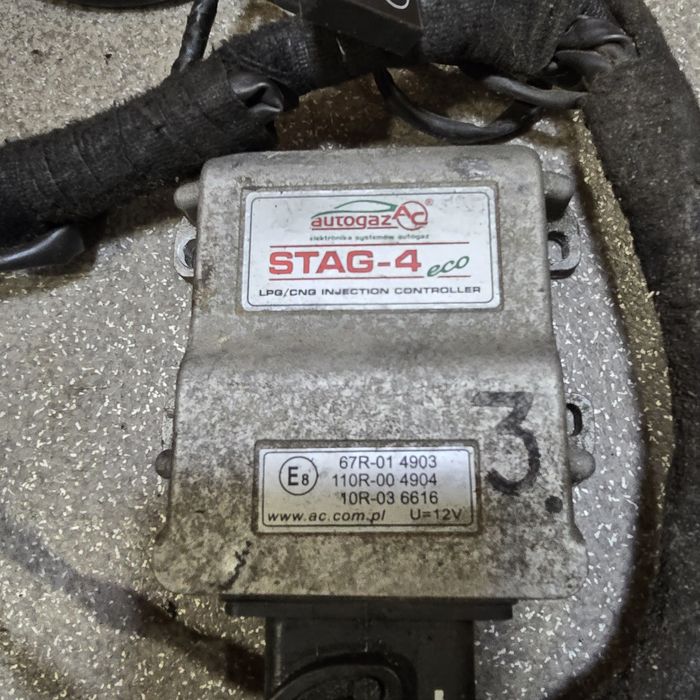 ГБО-4 підкапотка для авто Stag-4eco на циліндрів