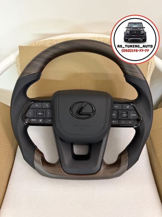 Кермо для Lexus LX570, GX460, LX470, GX470. В стилі LX600. В зборі.