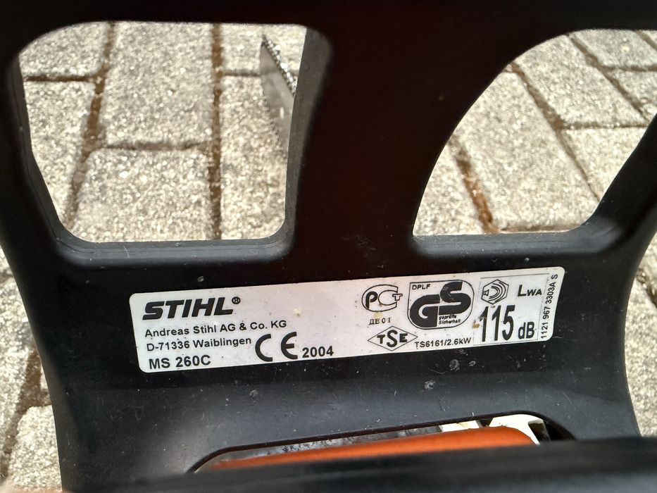 Motosserra stihl ms260c