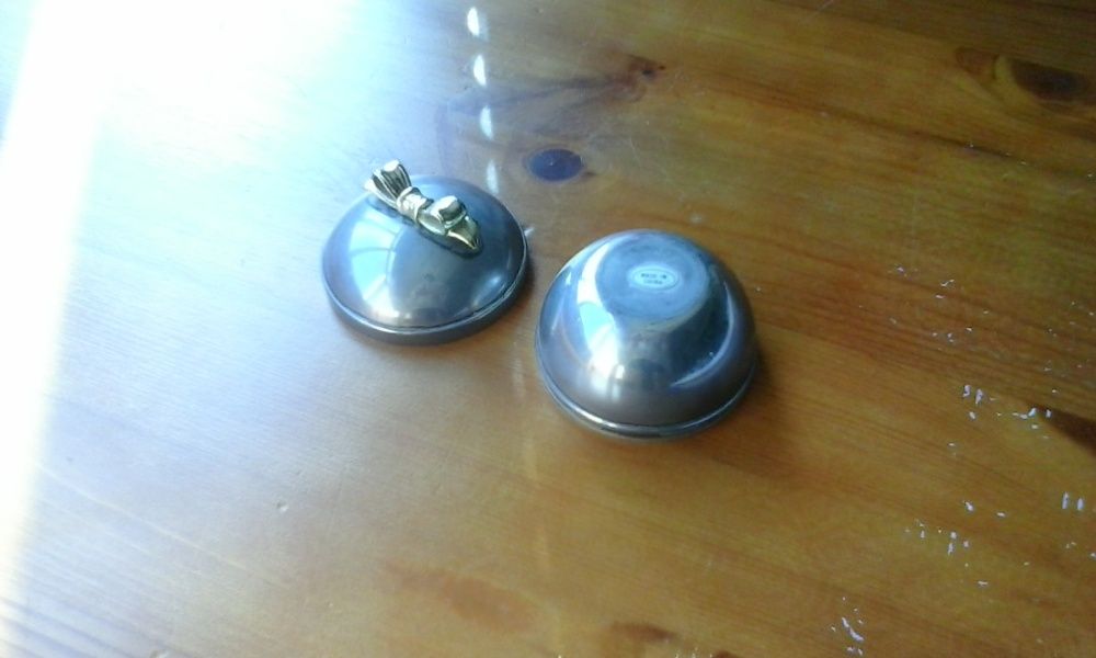 Lote de 2x caixas metálicas antigas