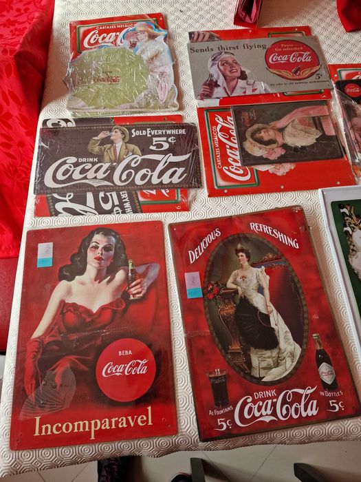 Cartases em chapa coca-cola, coleção de 2008.