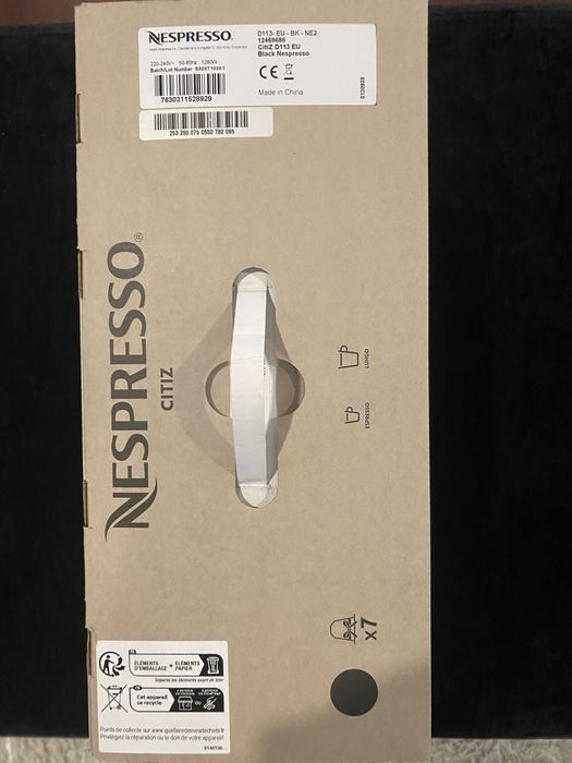 Maquina de cafe nespresso citiz