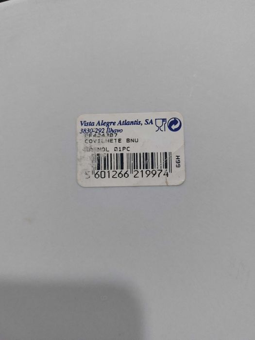 Prato Octogonal Decorativo, Vista Alegre