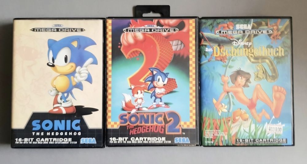 Konsola Sega Mega Drive II + gry