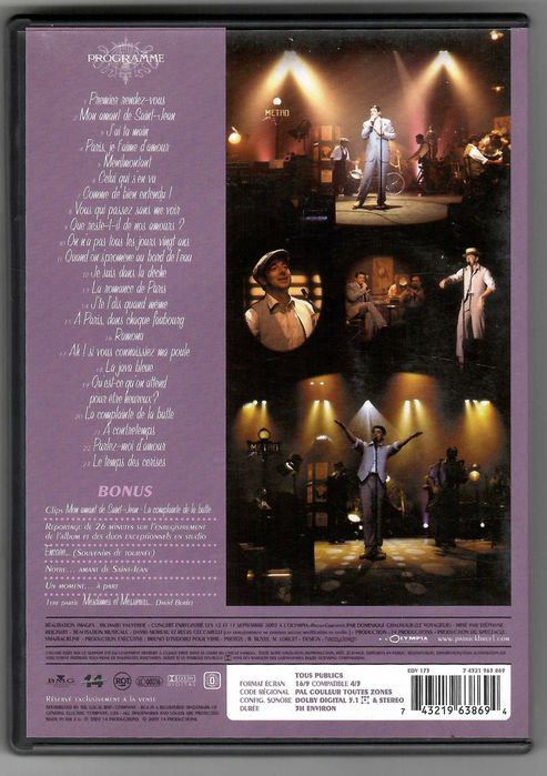 Patrick Bruel - Entre-deux [DVD] [EU]