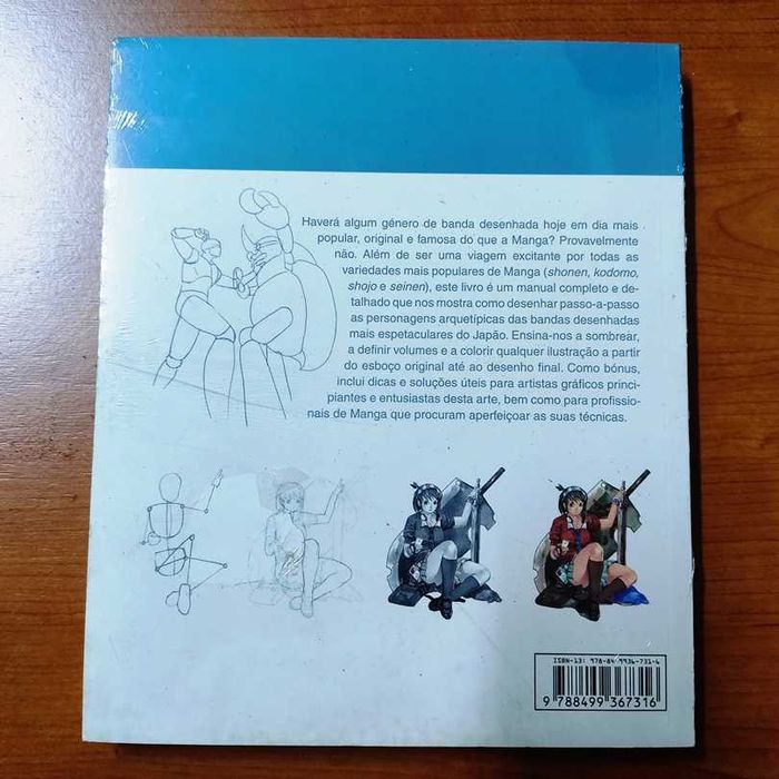 Manga passo-a-passo livro novo e embalado